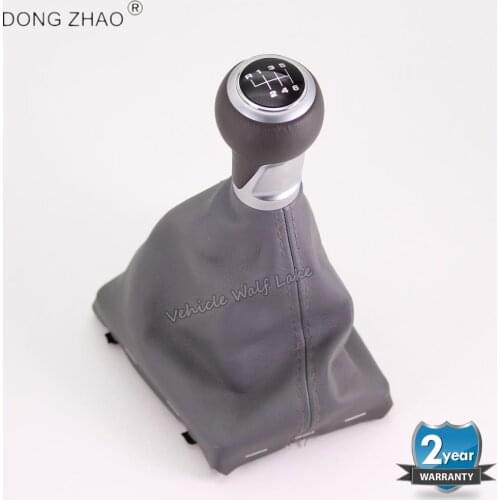 For Audi A4 S4 RS4 B8 8K Avant 2008 2009 2010 2011 2012 2013 2014 2015 Car 6 Speed Gear Stick Shift Knob With Leather Boot