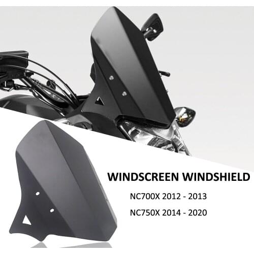For Honda NC700X 2012 - 2013 NC750X 2014 - 2020 Motorcycle Accessories Windscreen Windshield Wind Screen Deflector Protector