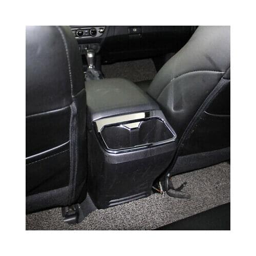 ABS Chrome Rear Water Cup Holder Trim 1pcs For Toyota Tacoma N300 2016-2019