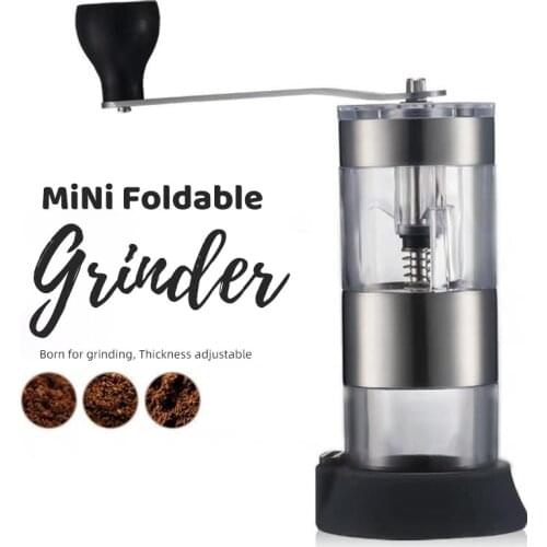 Coffee grinder Portable Hand high quality manual mill with Mini Coffee Grinder Stainless Steel Hand Manual Handmade Coffee Bean