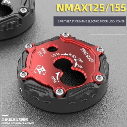 NMAX125/155 electric door lock cover modification accessories scooter power lock cover decorative keyhole cover protective shell