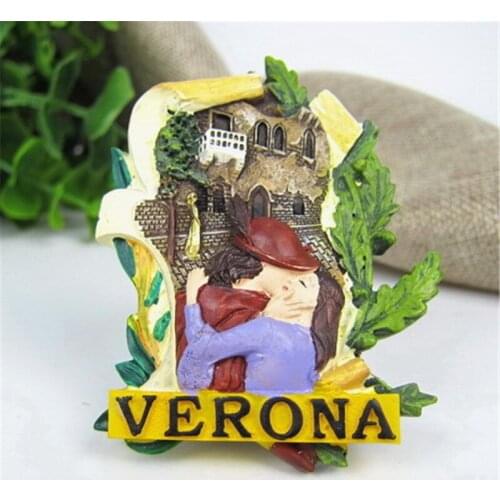 Italy Fridge Magnet Souvenir Gifts Verona Hometown of Romeo and Juliet Refrigerator Magnetic Sticker World Travel