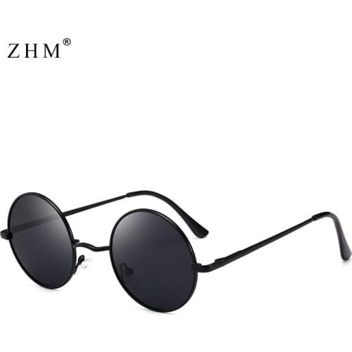2020 New Polarized Sunglasses Classic Brand Design Men Women Metal Round Sun glasses Driving Glasses Gafas UV400 Eyewear
