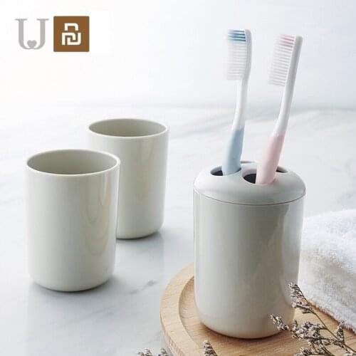 Original Youpin jordan judy cleaning and rinse Three-piece set Anti-drop wear-resistant wash cup toothbrush holder for famlily