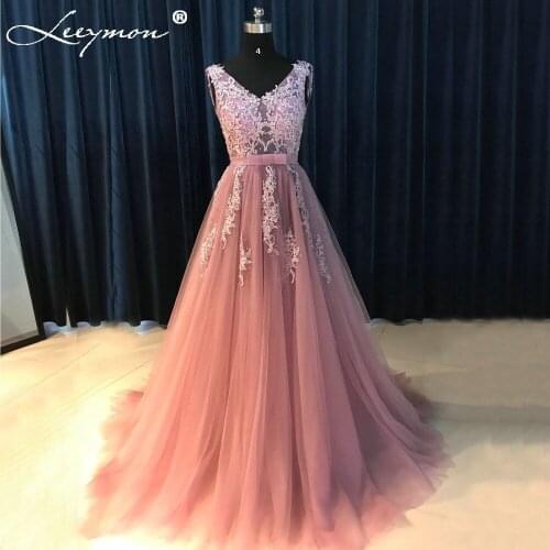 Real Photos A Line V Neck Evening Dress Handmade Evening Party Gowns Formal Prom Dresses Long Evening Dress Lace-up Back