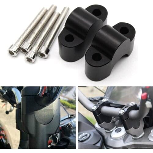 Handle Bar For KAWASAKI Z900RS Z900 RS 2017 2018 Motorcycle Handlebar Heightening Code Riser Mount Clamp Adapter CNC aluminum