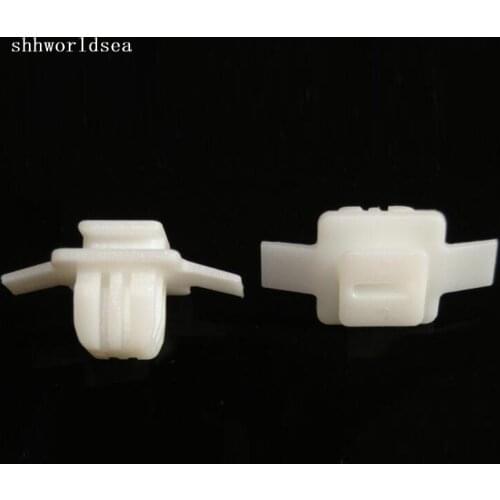 Shhworldsea auto plastic fastener front rear wheel trim retaining clip for honda 91513-SMG-E11