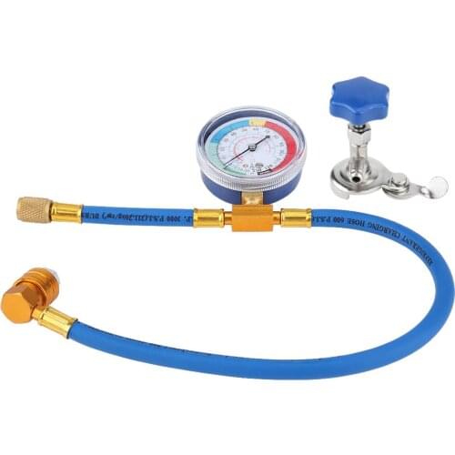 R134A R12 Hose Plastic Metal Air Conditioning Refrigerant Recharge Measuring Hose Gas Gauge Automotive supplies Dropshipping CSV