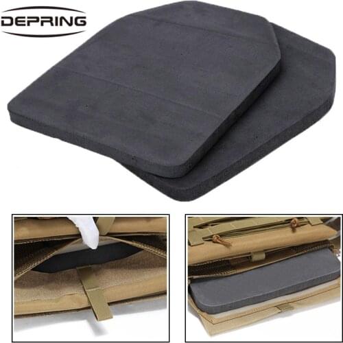 2pcs Tactical Outdoor Military Vest Inner Liner Foam Shock Board Protective EVA Pad Resistant Dummy Ballistic Plate Body Armor