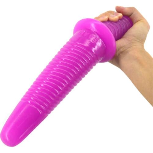 Comfort Anal Sex Toys Suction Plug Adult Products Simulation Screw Stimulate Soft Women Masturbator Prostate Massage Orgasm LV