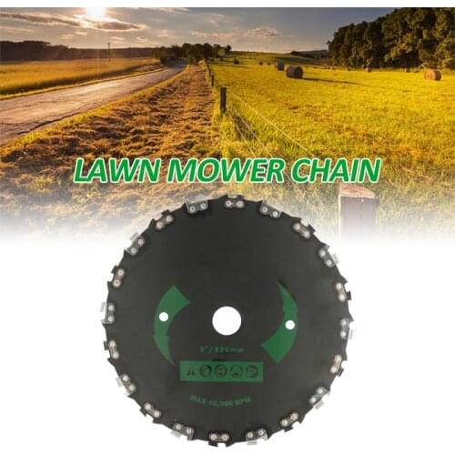 Mowing Lawnmower Parts 9 Inch Steel Grass Trimmer Head 20-Tooth Disc Blade Grass Weed Brushcutter for Lawnmover Head Wholesale
