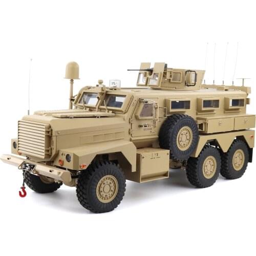 1/12 US 6*6 Explosion Proof Truck MRAP 2.4G RC Alloy Car KEYIGE HG-P602