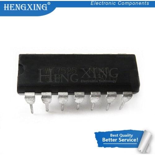 2pcs/lot WT7525N140 WT7525 DIP-14 In Stock