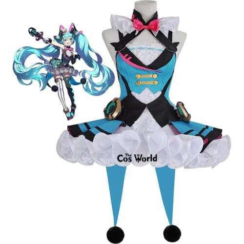 2019 Vocaloid Miku Magical Mirai Circus Dress Uniform Outfit Anime Customize Cosplay Costumes