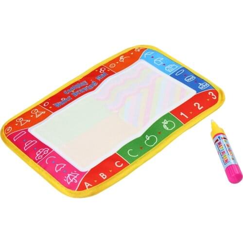 25 * 16.5 CM Non-toxic Water Drawing Mat Board Painting and Writing Doodle With Magic Pen toys for Baby Kids