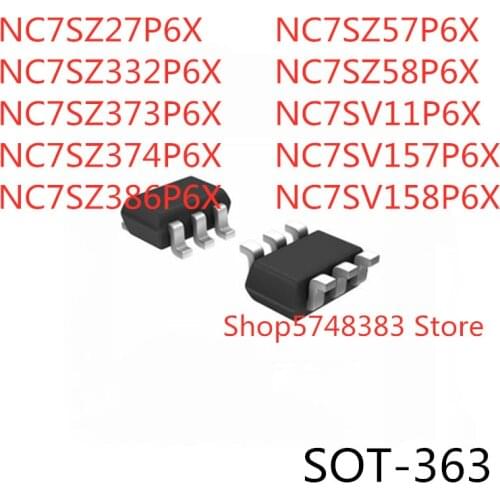 50PCS NC7SZ27P6X NC7SZ332P6X NC7SZ373P6X NC7SZ374P6X NC7SZ386P6X NC7SZ57P6X NC7SZ58P6X NC7SV11P6X NC7SV157P6X NC7SV158P6X
