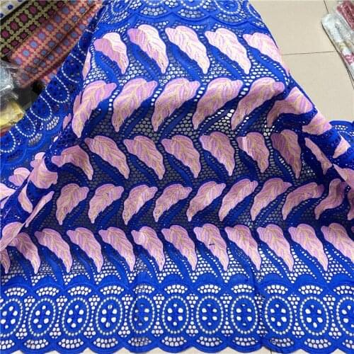 African Dry Cotton Lace Fabric 2021 High Quality Embroidery Lace Material Swiss Voile Lace In Switzerland Sewing PL4672