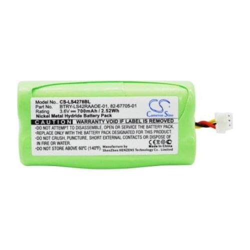 Cameron Sino 700mAh battery for SYMBOL DS6878 DS6878-SR LS4278 LS4278-M 82-67705-01 BTRY-LS42RAAOE-01 BarCode, Scanner Battery