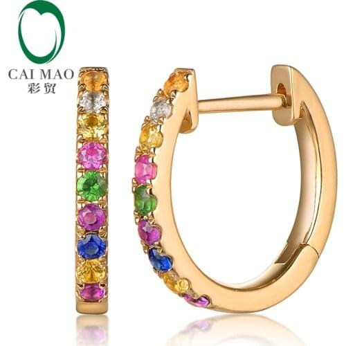 Серьги-кольца CAIMAO China At AliExpress
