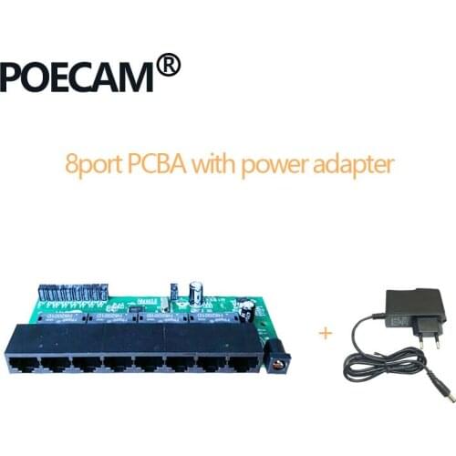 Ethernet Switches Module PCBA Board 8 port Network Switch Fast Factory Manufacturer Oem switch Made In China shenzhen supplier