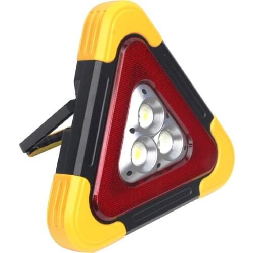 POWERMASTER HB-7709 SOLAR RECHARGEABLE COB LIGHTING PARKING REFLECTOR TYPE FLASHLIGHT