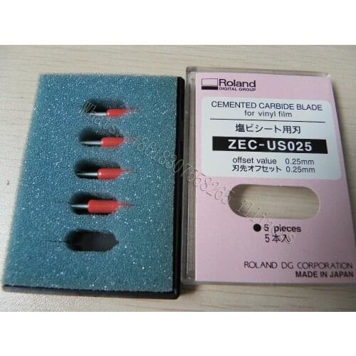 Imported ROLAND Blade 45 degree ZEC-US025 For Roland Cutting Plotter blades X 5pcs Roland blade 0.25mm