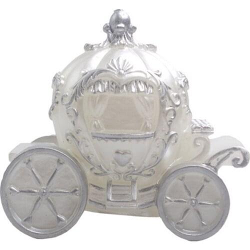 3D Pumpkin carriage candle handmade soap mold silicone moulds cake decorating tools sugarcraft