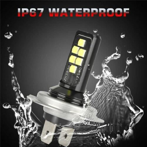 Car H7 H4 LED Headlight Kit IP67 Bulbs High Low Beam 240W 6000K Kit H7 OR H4 Headlight IP67 DC 12V 6000K White Headlight