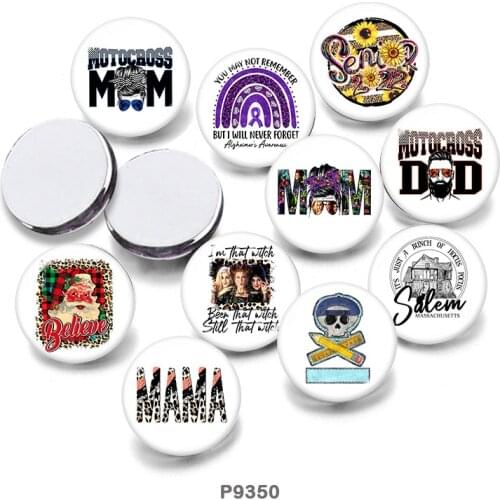 Pattern Christmas MAMA 12mm/18mm/20mm/25mm/30mm Round Glass Cabochon Flat Back Making Findings P9350