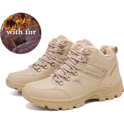 LIBIELIY Men's Waterproof Sneakers