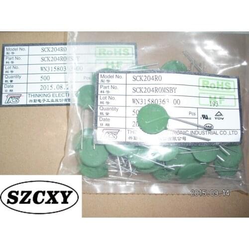 Hot selling ,origina 20PCS SCK thermistorNTC SCK204R0,SCK204R0MSBY