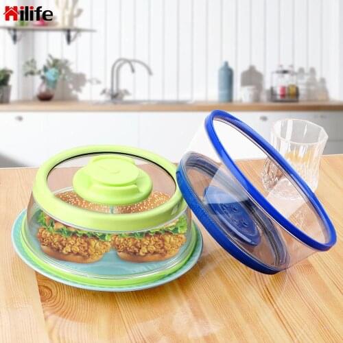 HILIFE Reusable Wrap Seal Lid Cover Kitchen Tool Vacuum Food Sealer Cover Kitchen Instant Vacuum Food Sealer Fresh Cover