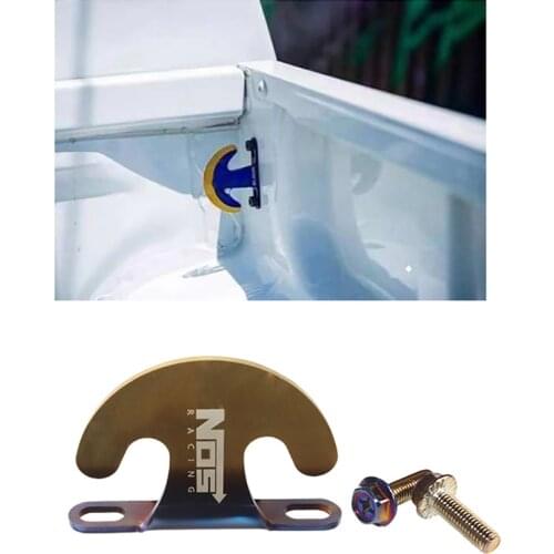 NOS Racing Pickup Truck Bed Box Link Cargo Tie down Bracket Fixing Hook for Ford F150 Raptor Toyota Tundra Dodge Ram Chevrolet