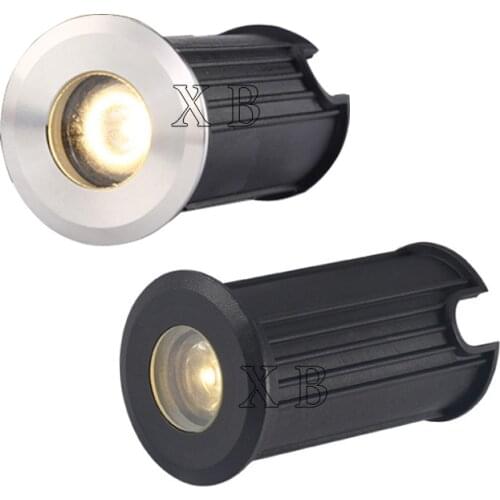 New style 1W 3W LED Underground light IP68 Waterproof Outdoor Recessed Deck Light Garden Lamp Sidewalk Lighting 42/52/62MM