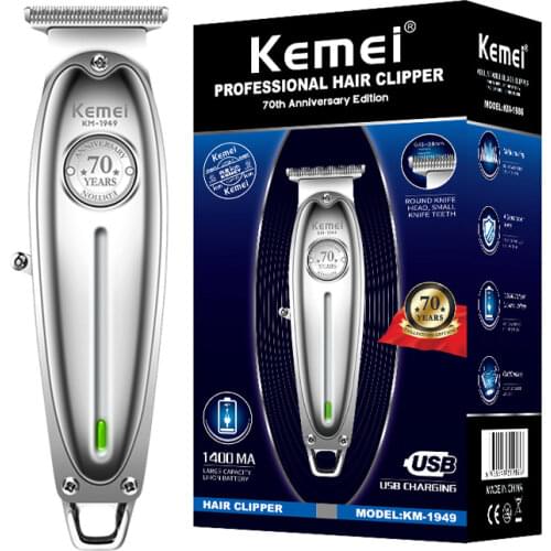 Professional Clipper For Barber all-metal Hair Trimmer Rechargeable Men Electric Beard Shaver Baldheaded Hair Cutting Machine