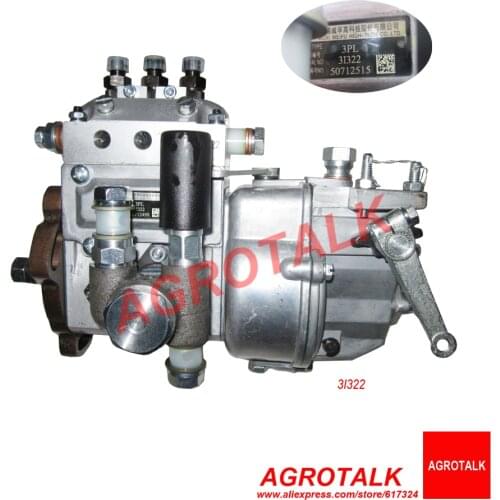High pressure fuel pump, model 3I322 Weifu brand for Jiangdong TY395IT and Jinma tractor etc
