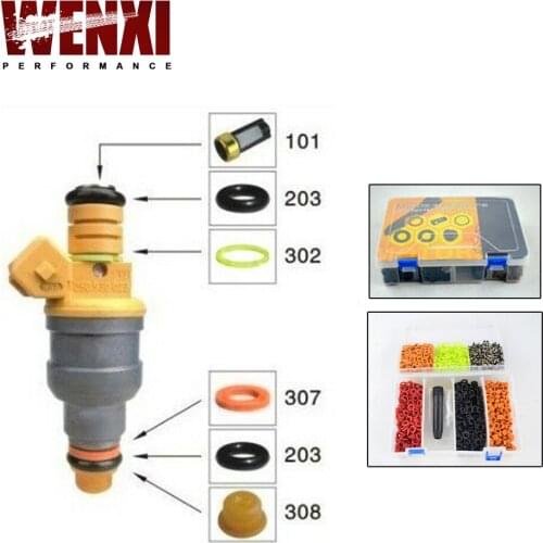 Universal type Fuel injector repair kits ,Electronic Fuel Injection Repair Fitting,200sets/box WX4489