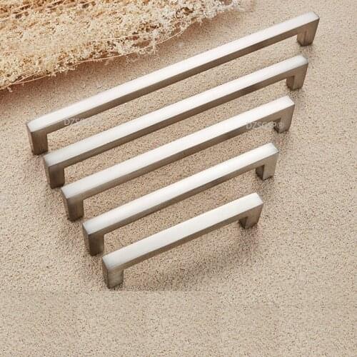 Long Handle Modern Minimalist Kitchen Furniture Cabinet Drawer Pull, Gold zinc alloy Wardrobe Bedside Cabinet Locker Knob