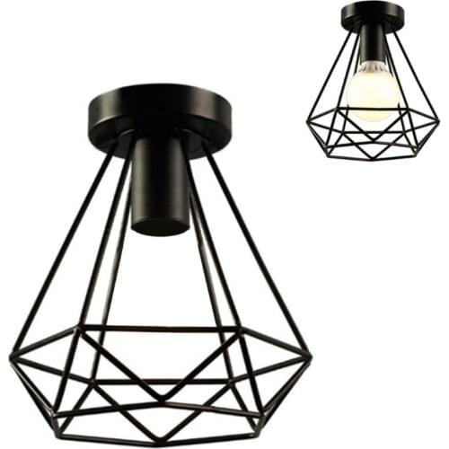 13MA European style diamond retro industrial style household metal ceiling chandelier lampshade Lamp Covers