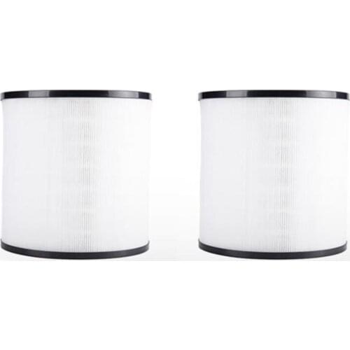 2Pcs Filter Replacements for Dyson TP01, TP02, TP03, BP01 Desk Purifiers Pure Hot Cool Link Air Purifier HEPA Filter