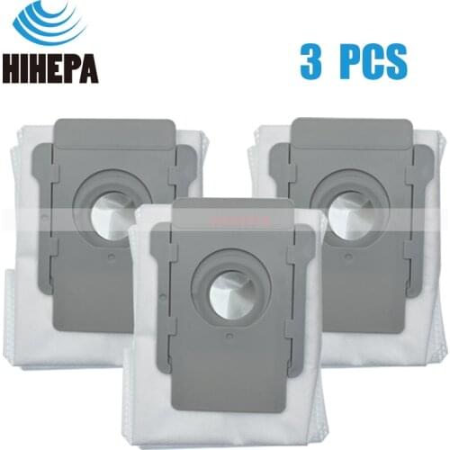 3 pcs Vacuum Cleaner Filter Dust Bags for irobot roomba i7 i7+ Plus E5 E6 Robotic Vacuum Cleaner parts fit # 4640235
