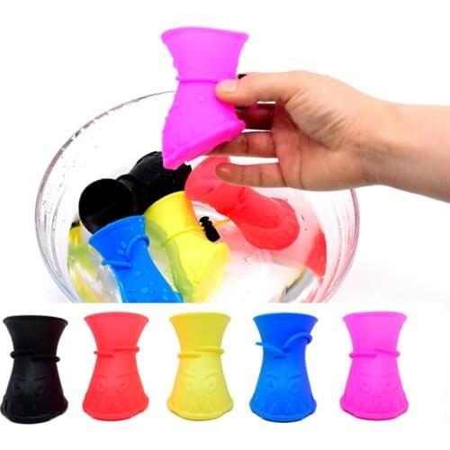 4pcs Cute candy Color Pet Shoes for Dog Cat Shoes Non-slip Wear-resistant Waterproof Rain Shoes