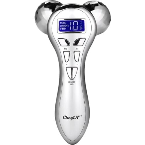 4D V Face Ball Roller Vibration Skin Lifting Firming Facial Massager Full Body Slimming Wrinkle Removal Pulse Massage Y Shape 45