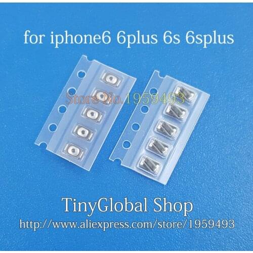 50pcs/lot XGE Power Button Switch Top Inner vol key ON OFF Contact Button replacement for iPhone 6 (6p) 6plus 6s 6splus