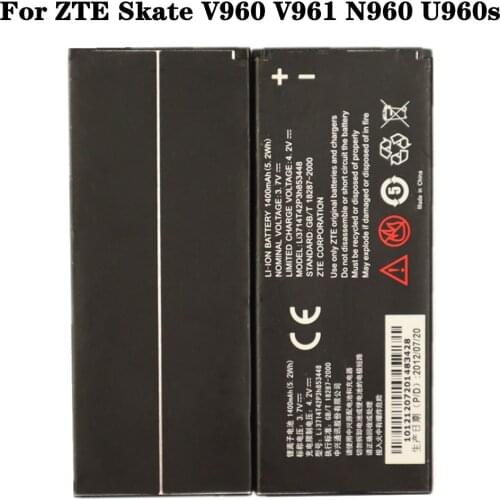 Li3714t42p3h853448 Battery For ZTE Skate V960 N960 U960s V961 1400mAh High Capacity Phone Replacement Batteries
