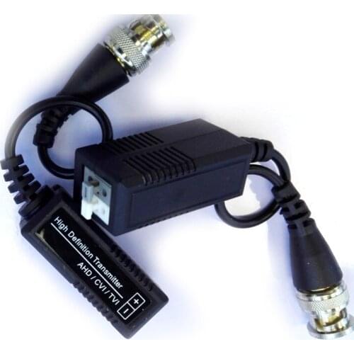 BNC to UTP Cat5/5e/6 Video Balun HD Transceivers Adapter Transmitter Support 720P/1080P AHD CVI TVI Camera 100M