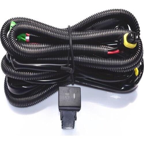 CAPQX For Fog Light Fog Lamp Foglight Foglamp Wiring harness Kit Wire For TOYOTA senna Yaris Weichi Dazzle Corolla Yizhi