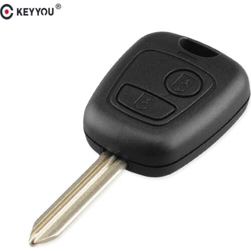 KEYYOU 2 Buttons Car Remote Key Shell Case Fob Cover For Peugeot Partner Expert Boxer With SX9 Blade