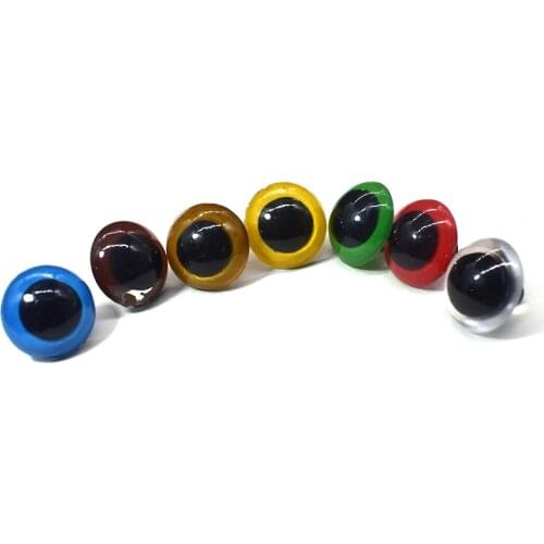 300PCS 8mm 10mm 12mm Mix Color Plastic Animal Safety Eyes for Toys Teddy Bear Stuffed for Dolls Craft Amigurumi Accessories Box