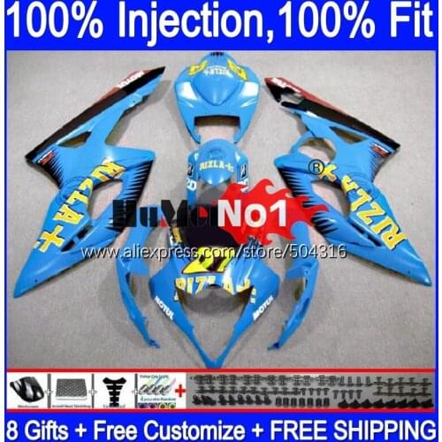 Injection For SUZUKI GSX R1000 GSXR-1000 2005 2006 21MC.69 GSX-R1000 GSXR 1000 1000CC 05 K5 GSXR1000 05 06 Nice Blue Fairing